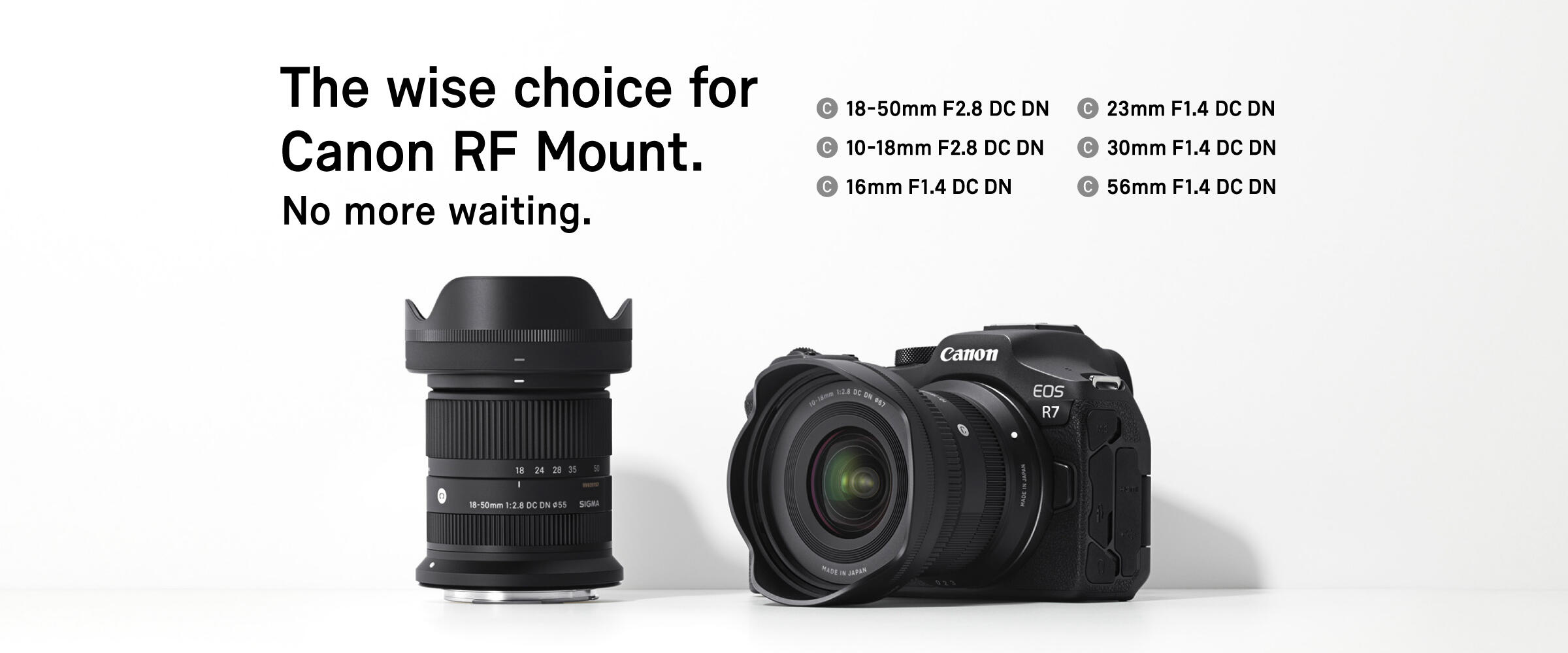 SIGMA Canon RF Mount lenses Contents SIGMA Corporation